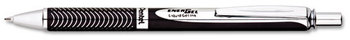 Pentel® EnerGel® Alloy RT Retractable Liquid Gel Pen,  .7mm, Black Barrel, Black Ink