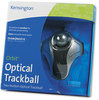 A Picture of product KMW-64327 Kensington® Orbit® Optical Trackball,  Two-Button, Black/Silver