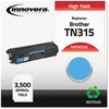 A Picture of product IVR-TN315C Innovera® TN315BK, TN315C TN315M, TN315Y Toner Cartridge Remanufactured Cyan High-Yield Replacement for 3,500 Page-Yield