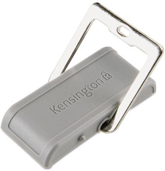 Kensington® Desk Mount Cable Anchor,  Gray/White