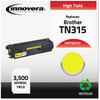 A Picture of product IVR-TN315Y Innovera® TN315BK, TN315C TN315M, TN315Y Toner Cartridge Remanufactured Yellow High-Yield Replacement for 3,500 Page-Yield