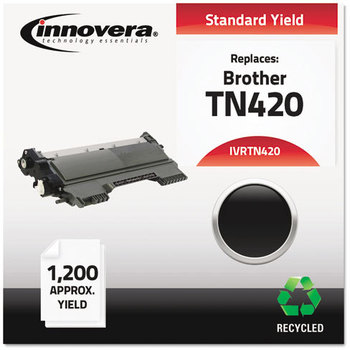 Innovera® TN420 Toner Cartridge Remanufactured Black Replacement for 1,200 Page-Yield