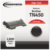 A Picture of product IVR-TN450 Innovera® TN450 Toner Cartridge Remanufactured Black High-Yield Replacement for 2,600 Page-Yield