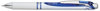 A Picture of product PEN-BL77PWA Pentel® EnerGel® RTX Retractable Liquid Gel Pen,  .7mm, White/Black Barrel, Black Ink