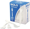A Picture of product SCC-RSWFX SOLO® Cup Company Reliance™ Mediumweight Cutlery,  Fork, White, 1000/Carton