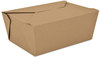 A Picture of product SCH-0764 SCT® ChampPak™ Retro Carryout Boxes. 7-3/4 X 5-1/2 X 3-1/2 in. Kraft. 160 count.