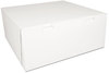 A Picture of product 969-754 SCT® White Non-Window Bakery Box,  White, Paperboard,14 x 14 x 6, 50/Carton