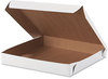A Picture of product SCH-1409 Southern Champion Tray 1-Piece Paperboard Pizza Box with Lock Corners. 10 X 10 X 1.5 in. White. 100 boxes/case.