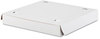 A Picture of product SCH-1409 Southern Champion Tray 1-Piece Paperboard Pizza Box with Lock Corners. 10 X 10 X 1.5 in. White. 100 boxes/case.