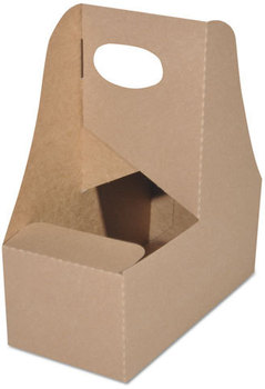 SCT® 2-Cup 4-Corner Pop-Up Drink Carriers. 7 5/8 X 3.75 X 8 7/8 in. White. 250/carton.