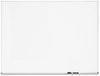 A Picture of product MEA-85357 Mead® Dry Erase Board with Aluminum Frame,  Melamine Surface, 48 x 36, Silver Aluminum Frame