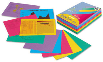 Pacon® Array® Colored Bond Paper,  24lb, 8-1/2 x 11, Assorted Designer Colors, 500/Ream