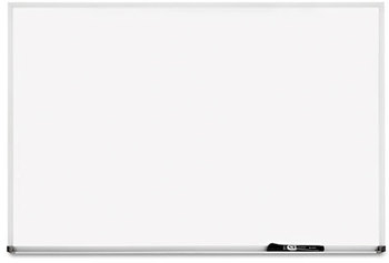 Mead® Dry Erase Board with Aluminum Frame,  Melamine Surface, 48 x 36, Silver Aluminum Frame