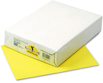Pacon® Kaleidoscope® Multipurpose Colored Paper,  24lb, 8-1/2 x 11, Lemon Yellow, 500/Rm