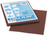 A Picture of product PAC-103024 Pacon® Tru-Ray® Construction Paper,  76 lbs., 9 x 12, Dark Brown, 50 Sheets/Pack