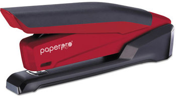 PaperPro® inPOWER™ 20 Desktop Stapler,  20-Sheet Capacity, Red