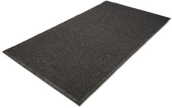 Guardian EcoGuard™ Indoor/Outdoor Wiper Mat,  Rubber, 24 x 36, Charcoal