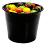 A Picture of product 964-424 Empress Plastic Portion Cups. 5.5 oz. Black. 2500/case.