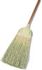 A Picture of product BWK-932Y Boardwalk® Warehouse Broom,  Yucca/Corn Fiber Bristles, 42" Wood Handle, Natural
