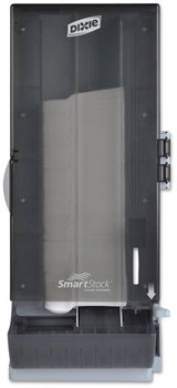 Dixie Ultra® SmartStock® Series-B Classic Combo Spoon Dispenser. 10 X 8.78 X 24.75 in. Translucent Black.