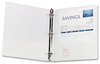 A Picture of product AVE-05711 Avery® Economy View Binder with Round Rings , 3 1" Capacity, 11 x 8.5, White, (5711)