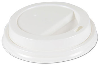 Boardwalk® Deerfield 10-20 oz. Plastic Hot Cup Lids. White. 50/pack, 1,000 lids/case.