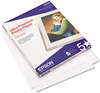 A Picture of product EPS-S042175 Epson® Ultra Premium Glossy Photo Paper,  79 lbs., 8-1/2 x 11, 50 Sheets/Pack