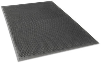 Crown-Tred™ Indoor/Outdoor Scraper Mat,  Rubber, 4' x 6', Black