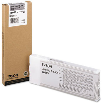Epson® T606100, T606200, T606300, T606400, T606500, T606600, T606700, T606900 (60) Ink Cart High Cap,  Light Light Black
