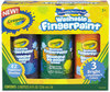 A Picture of product CYO-551311 Crayola® Washable Fingerpaint Pack,  3 Assorted Bright Colors, 8 oz Tubes, 3/Pack