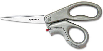Westcott® E-Z Open™ Box Opener Stainless Steel Shears,  8" Long, Grey