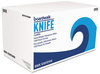A Picture of product BWK-KNIFEMWPS Boardwalk® Mediumweight Polystyrene Cutlery Knife. White. 1000/carton.