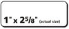 A Picture of product AVE-5660 Avery® Matte Clear Easy Peel® Mailing Labels with Sure Feed® Technology w/ Laser Printers, 1 x 2.63, 30/Sheet, 50 Sheets/Box