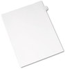 A Picture of product AVE-82166 Avery® Preprinted Legal Exhibit Index Tab Dividers with Black and White Tabs Side Allstate Style, 26-Tab, D, 11 x 8.5, 25/Pack