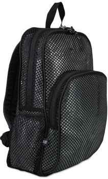 Eastsport® Mesh Backpack,  12 x 5 1/2 x 17 1/2, Black