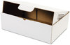 A Picture of product DUC-1147639 Duck® Self-Locking Mailing Box,  13l x 9w x 4h, White, 25/Pack