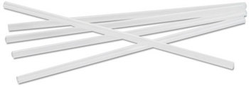 Boardwalk® Jumbo Straws,  7 3/4", Plastic, Translucent, Unwrapped, 250/Pack