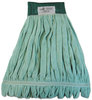 A Picture of product BWK-MWTMG Boardwalk® Microfiber Looped-End Wet Mop Heads. Medium. Green.