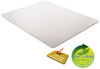 A Picture of product DEF-CM13443F deflecto® DuraMat® Moderate Use Chair Mat for Low Pile Carpeting,  Beveled, 46 x 60, Clear