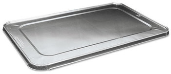 Boardwalk® Aluminum Pan Lids,  Aluminum, 50/Case
