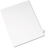 A Picture of product AVE-01024 Avery® Preprinted Style Legal Dividers Exhibit Side Tab Index 10-Tab, 24, 11 x 8.5, White, 25/Pack, (1024)