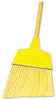 A Picture of product BWK-932A Boardwalk® Angler Broom,  Plastic Bristles, 53" Wood Handle, Yellow
