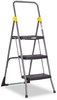 A Picture of product CSC-11839GGO Cosco® Commercial Step Stool,  300lb Cap, 20 1/2w x 32 5/8d x 52 1/8h, Gray