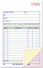 A Picture of product ABF-TC4705 Adams® Sales/Order Book,  Three-Part Carbonless, 4-3/16 x 7 3/16, 50 Sheets