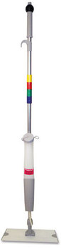 Boardwalk® Bucketless Microfiber Mop System,  5 x 18 Head, 59" Handle, Blue/Gray