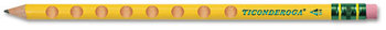 Ticonderoga® Groove Pencils,  Yellow, #2, 10/Pack