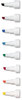 A Picture of product AVE-24411 Avery® MARKS A LOT® Desk-Style Dry Erase Marker Broad Chisel Tip, Assorted Colors, 8/Set (24411)