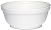 A Picture of product 193-106 Dart® Insulated Foam Bowls,  8 Ounces, White, Round, 50/Pack