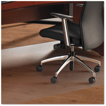 Floortex® Cleartex® Ultimat® XXL Polycarbonate Chair Mat for Hard Floors. 60 X 79 in. Clear.