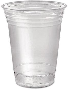 Fabri-Kal GC16S Greenware 16/18 oz. Compostable Clear Customizable Plastic  Cold Cup - 50/Pack
